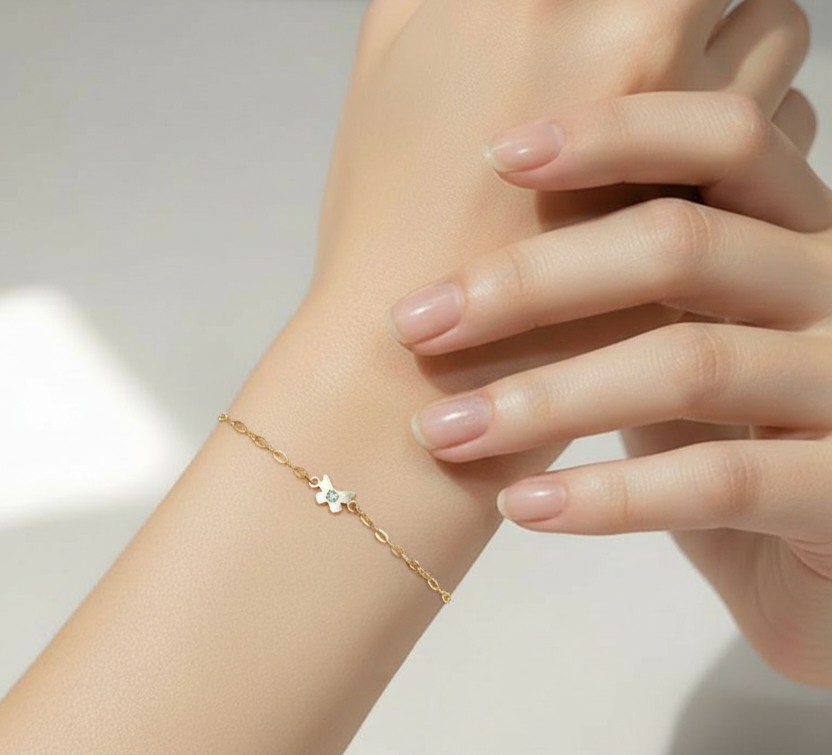 Butterfly Connector 14kt Gold Filled & 925 Sterling Silver Permanent Jewellery Uk Supplier