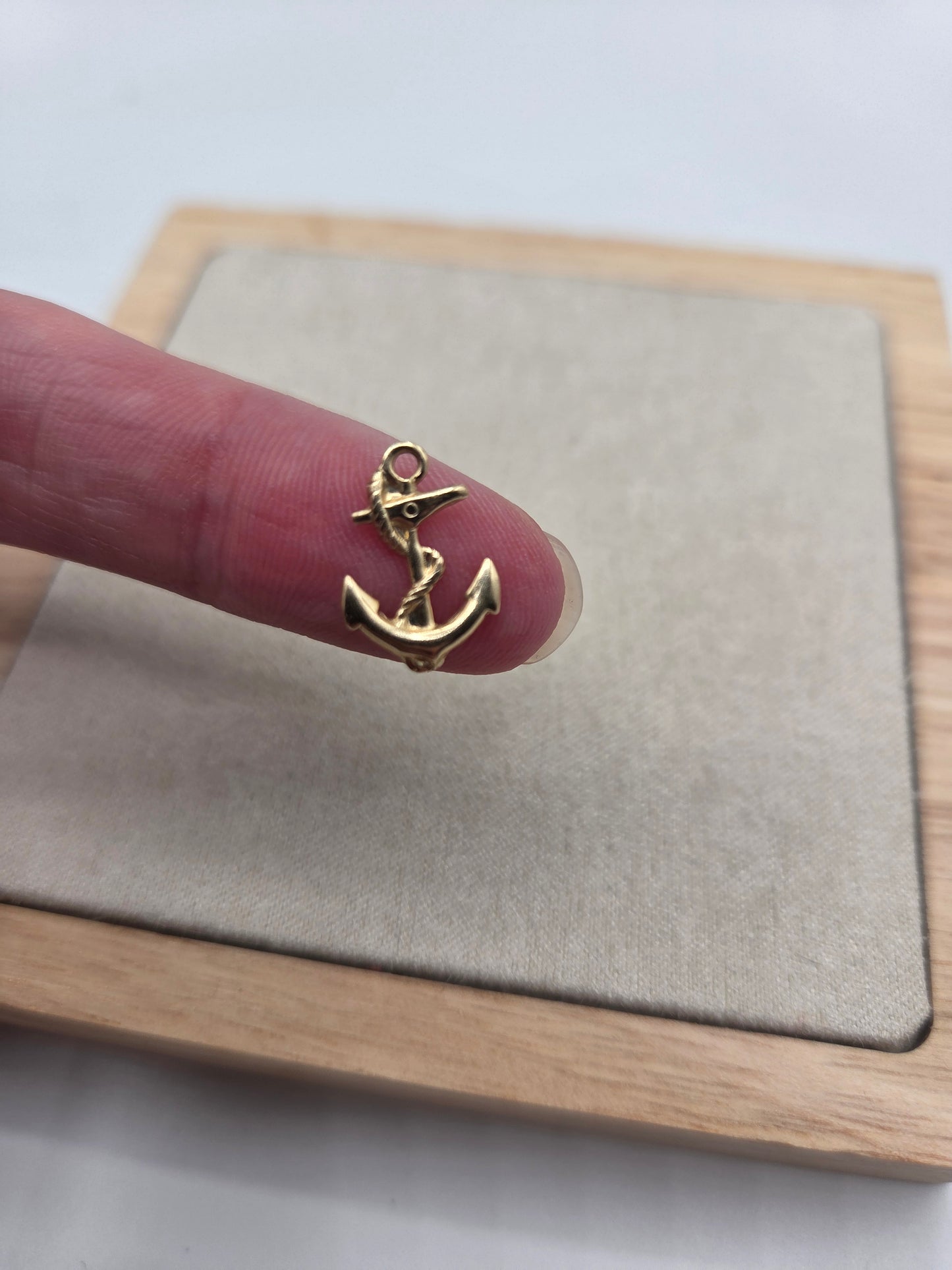 14kt Gold Filled, Anchor, Permanent Jewellery, Charm, Uk supplier