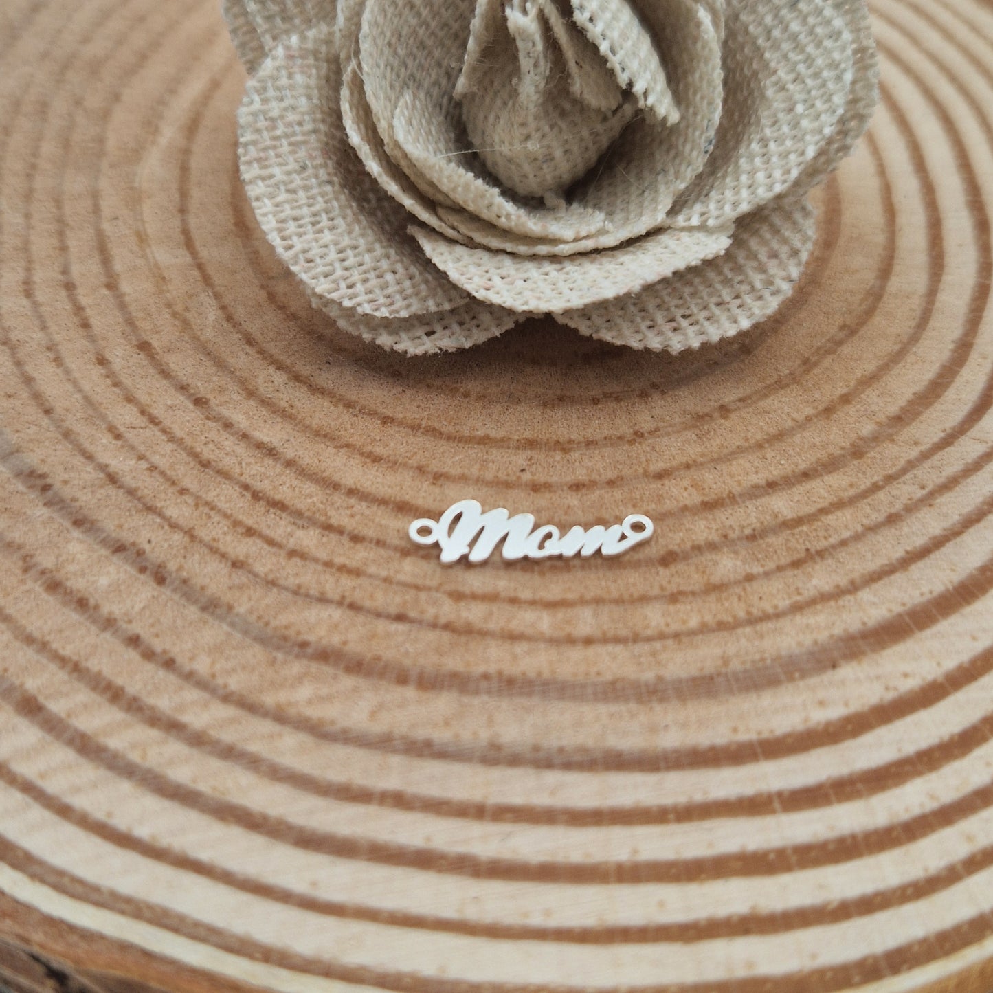 Permenant Jewellery Mom Connector Charm, 14kt Gold Filled and 25 Sterling Silver. Permanent Jewellery Supplies 14kt Gold Filled & Sterling Silver, Charms Chains & Connectors. Great for all Permanent Jewellery Artists