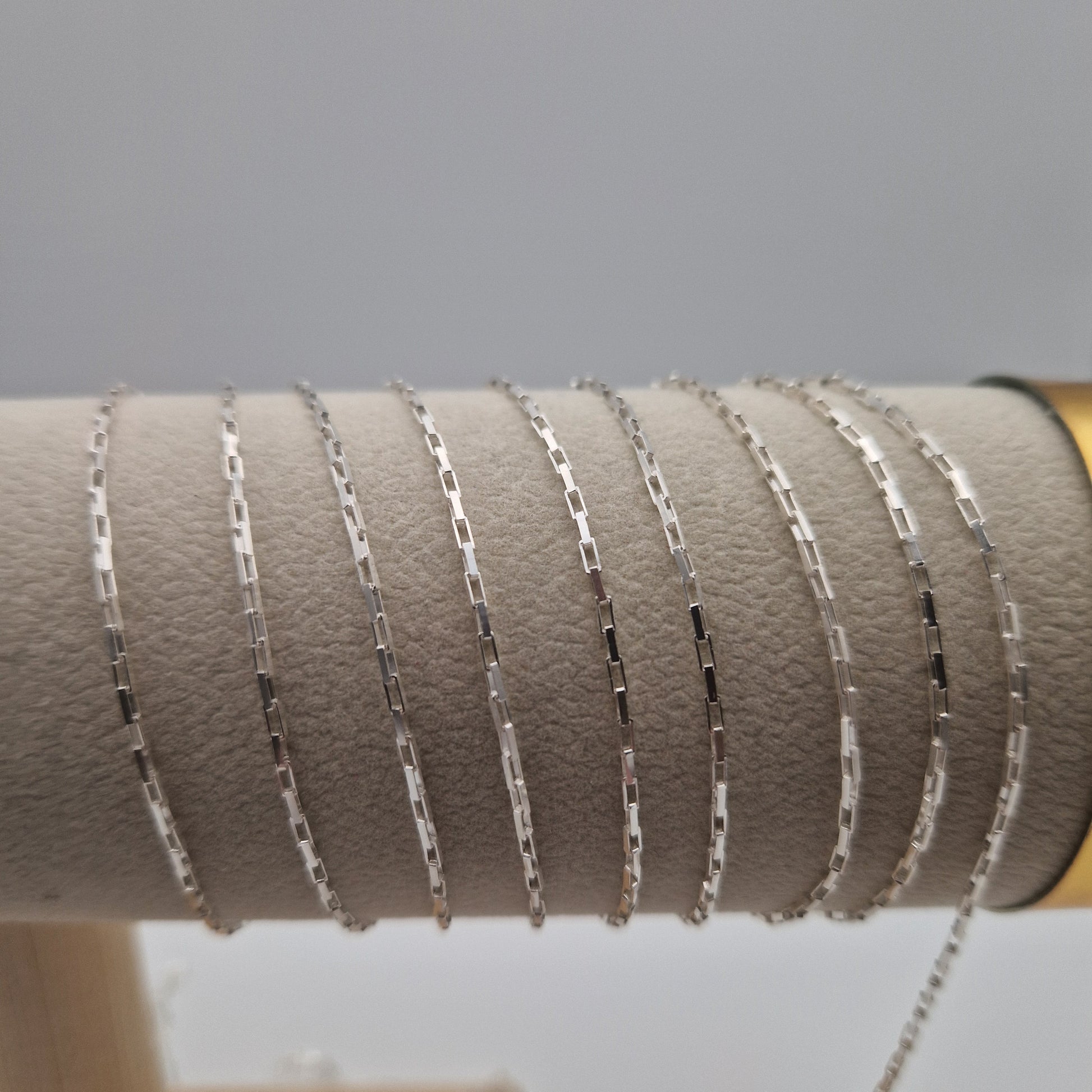 Permanent Jewellery beautiful box chain can be bought in bulk lengths. Great for any PJ. Permanent Jewellery Supplies 14kt Gold Filled & Sterling Silver, Charms Chains & Connectors. Great for all Permanent Jewellery Artists