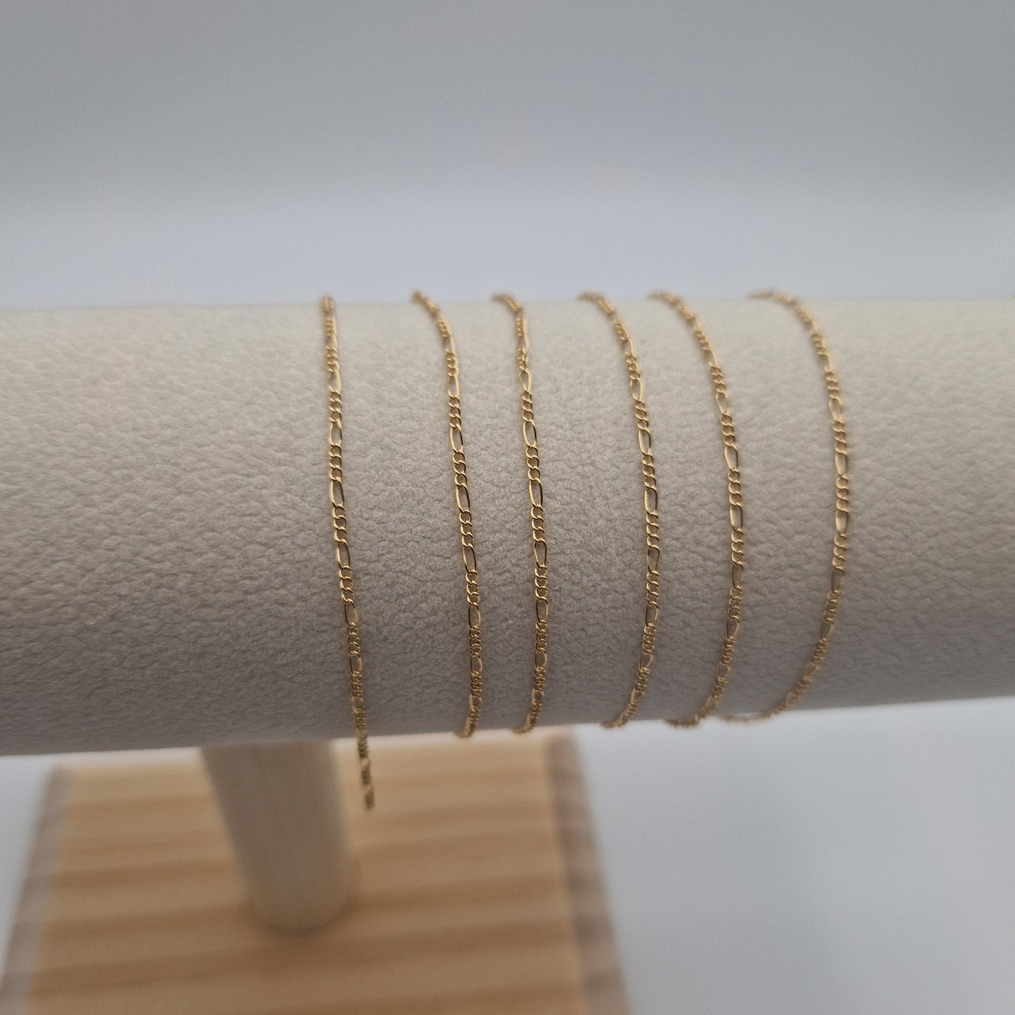 Permanent Jewellery Figaro Chain. 14kt filled gold and 925 Sterling silver. Permanent Jewellery Supplies 14kt Gold Filled & Sterling Silver, Charms Chains & Connectors. Great for all Permanent Jewellery Artists