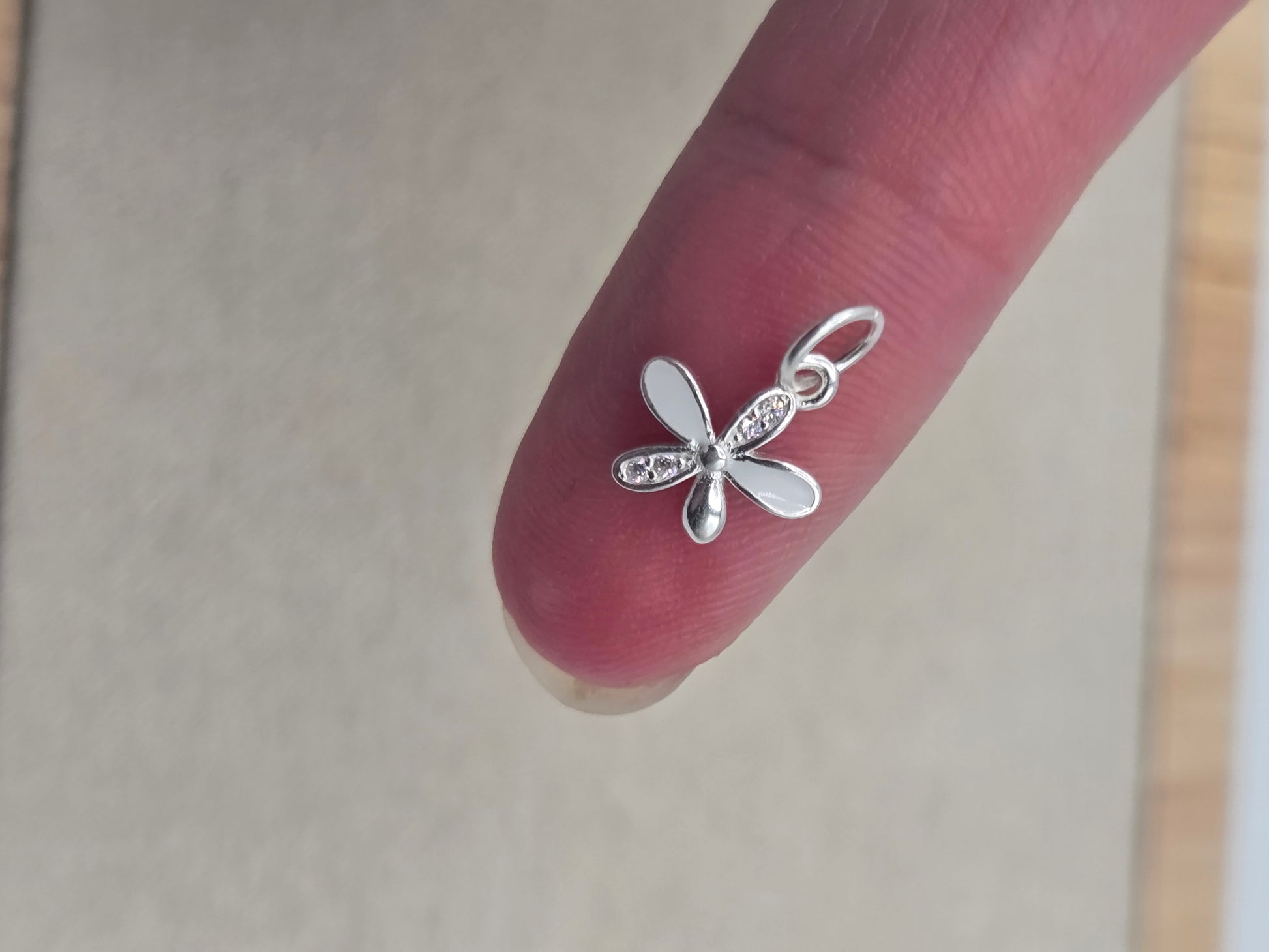 925 Sterling Silver Flower, Charm, Permanent Jewellery Uk supplier